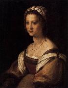 Andrea del Sarto Portrait of the Artists Wife Spain oil painting artist